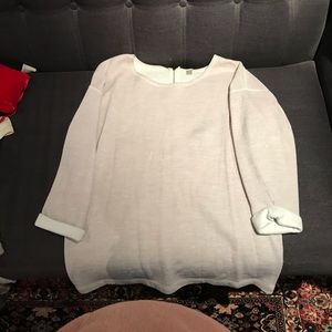 jcrew zip back sweatshirt